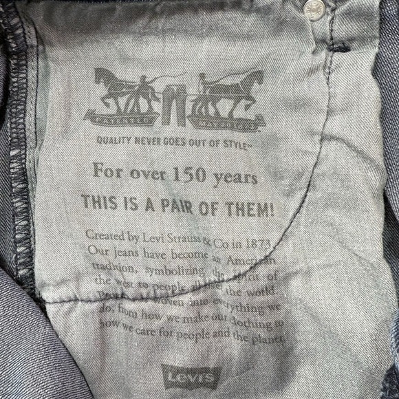 Levi's 512 Jeans‎ Men's 31x30 Straight Blue Denim Dark Wash - Picture 14 of 14